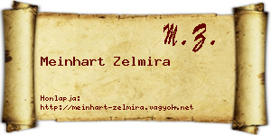 Meinhart Zelmira névjegykártya